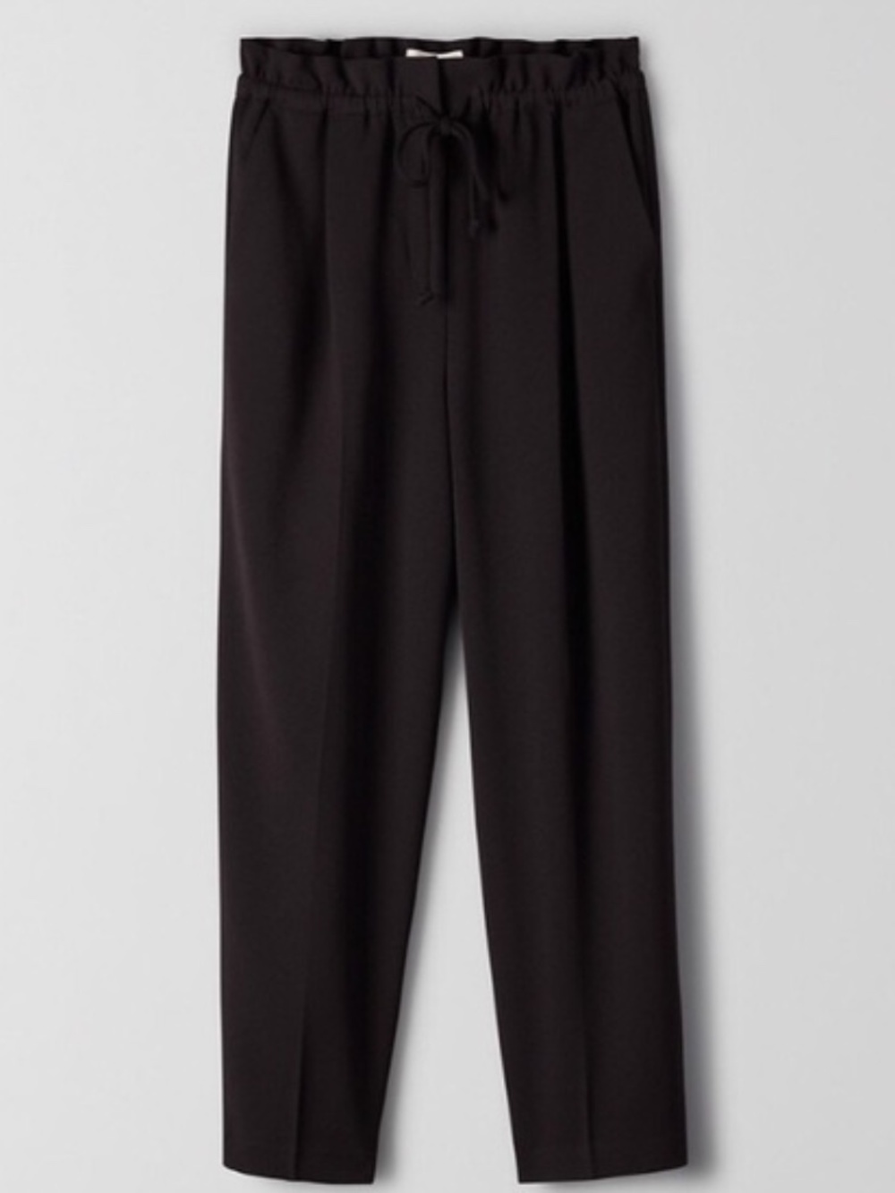 Aritzia Wilfred Kari Paperbag Pants in Black XS